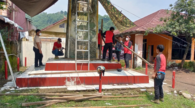 Komunitas RIMBA Gelar ‘Bakti Anak Negeri 2024’ di Tugu Pejuang 1945 Ciampea Bogor